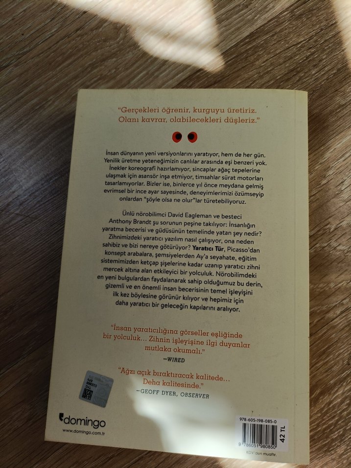 Yaratıcı Tür - David Eagleman & Anthony Brandt - Görsel 2