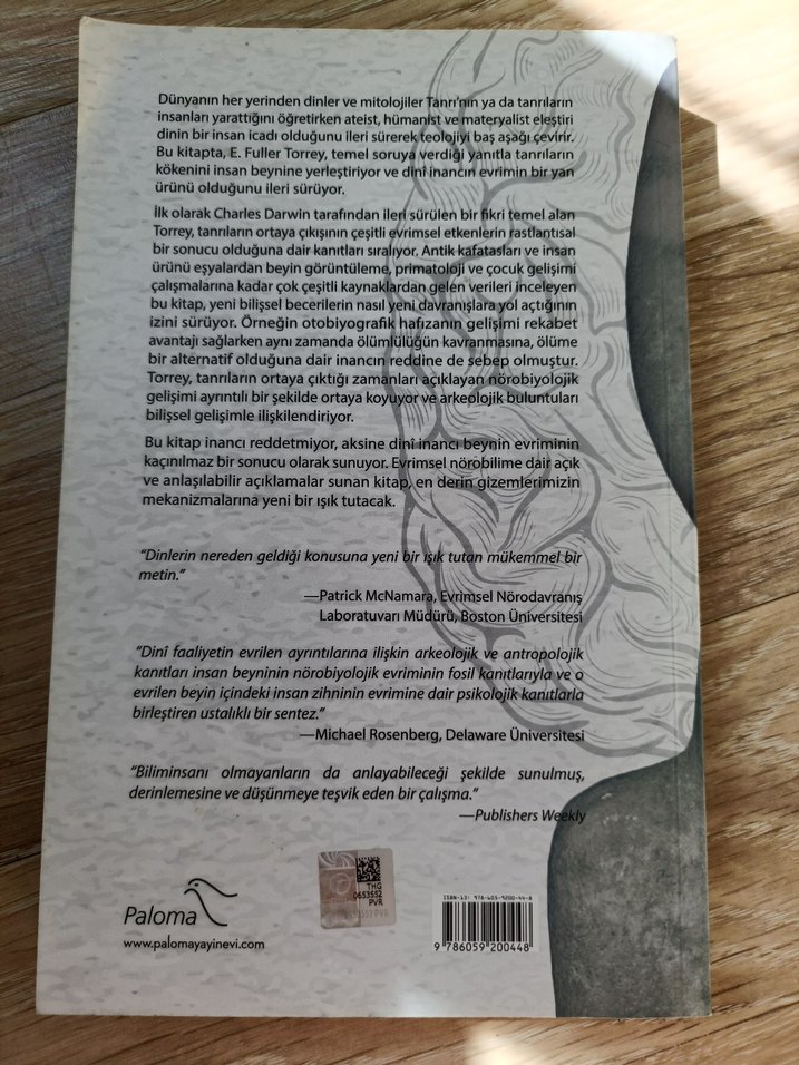 Beynin Evrimi ve Tanrıların Ortaya Çıkışı Kitabı - Görsel 2