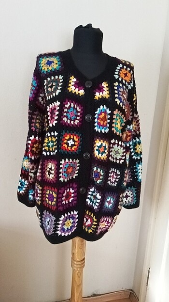 El işi örme hirka - Görsel 3