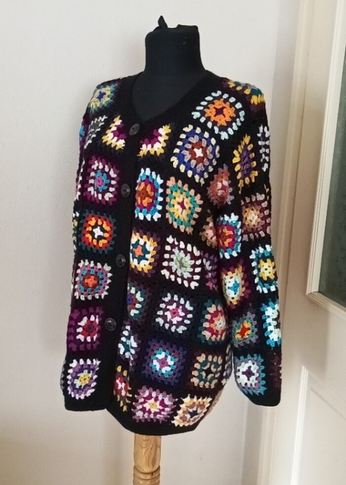 El işi örme hirka - Görsel 2