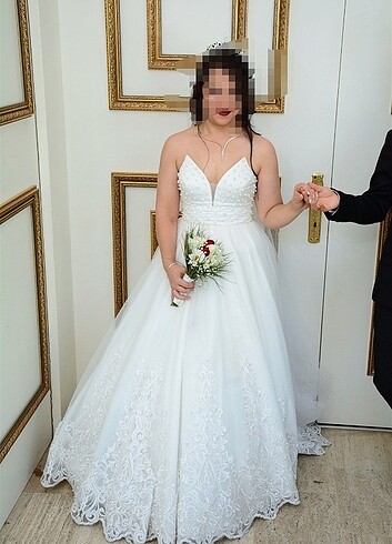 Kuyruklu gelinlik - Görsel 2