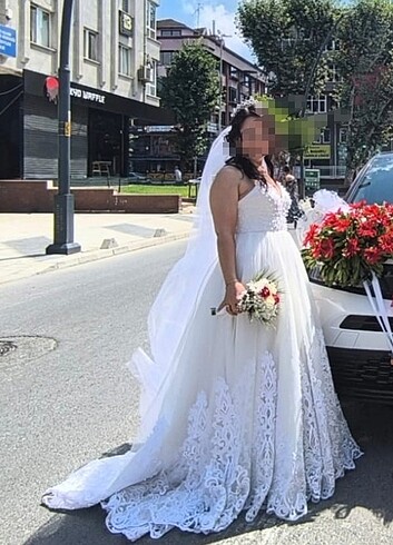 Kuyruklu gelinlik - Görsel 3