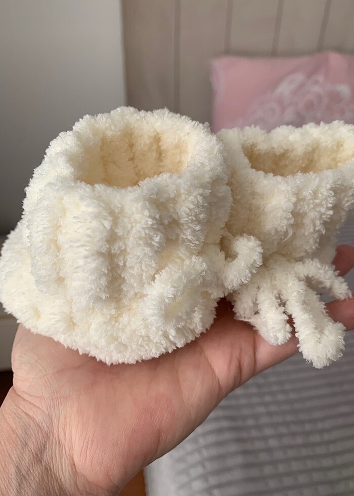 Bebek kadife ipten patik - Görsel 2