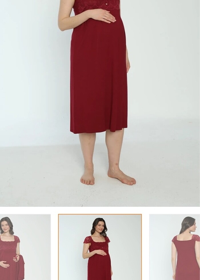 Lohusa gecelik sabahlık takım - Görsel 5