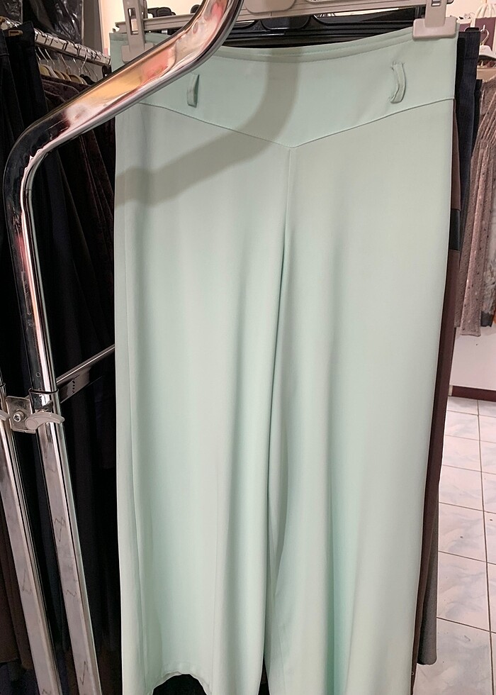 Krep kumaş etek pantolon - Görsel 2