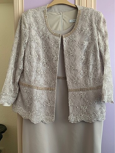 Tesettür ceketli anne abiye - Görsel 2