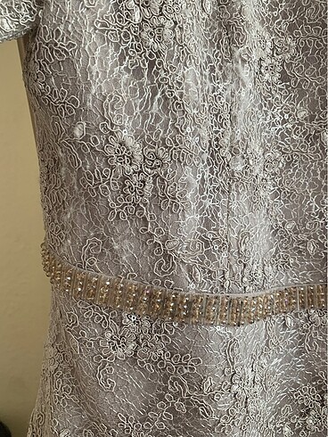 Tesettür ceketli anne abiye - Görsel 3