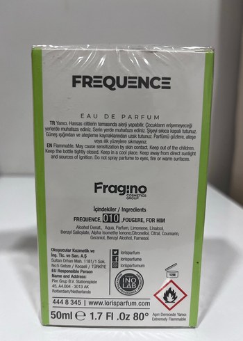 Loris Frequence Fougere Erkek Parfümü 50ml - Görsel 2