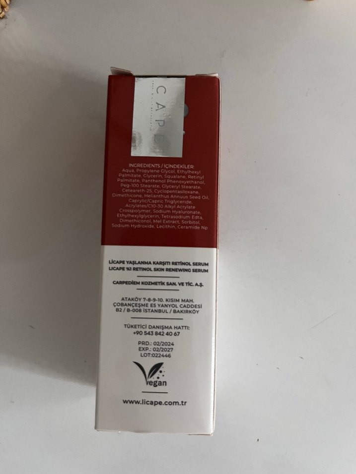 Licape X1 Retinol Cilt Yenileyici Serumu - Görsel 2