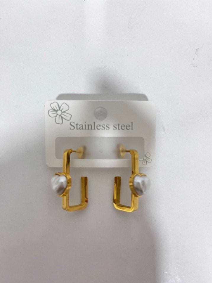 inci detaylı Küpeler - Görsel 2