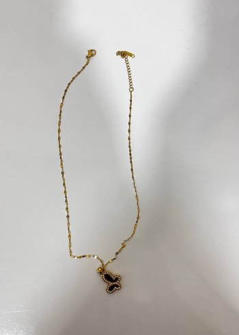 Altın Renk Zincir Detaylı kolye - Görsel 2