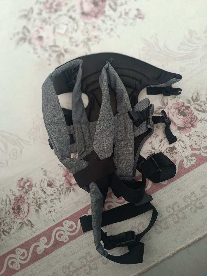 Gri Bebek Taşıyıcı Kanguru - Görsel 2