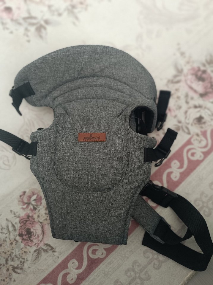 Gri Bebek Taşıyıcı Kanguru - Görsel 3