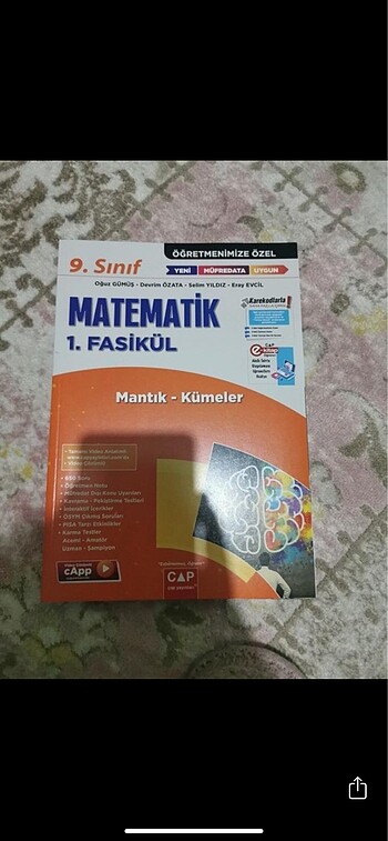  9. Sınıf matematik çap fasikül