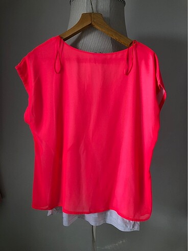 H&M Pembe Cepli Astarlı Yazlık Üst