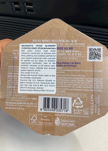 Frudia Bluberry Dudak Balmı - Görsel 2