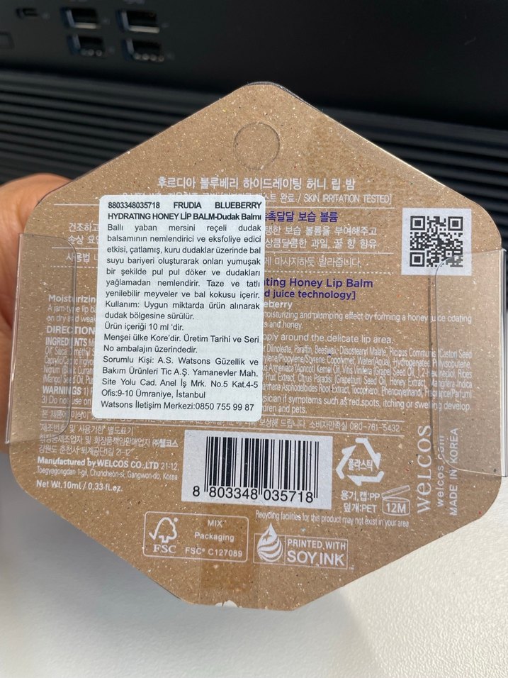 Frudia Bluberry Dudak Balmı - Görsel 2