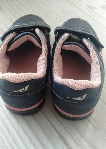 Diğer Kız Çocuk Pembe Baskılı Velcro Spor Ayakkabı