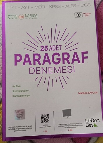 paragraf deneme 25 li