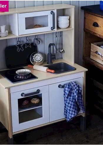 IKEA ahşap mutfak - Görsel 4