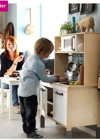 IKEA ahşap mutfak - Görsel 5