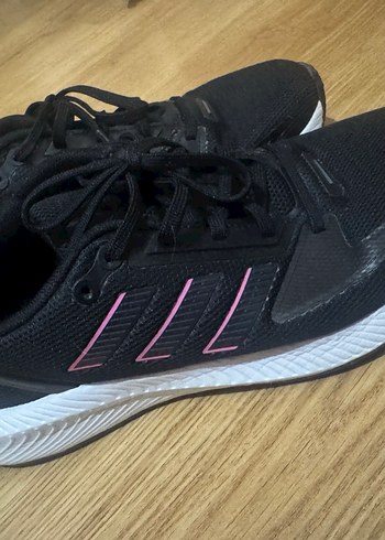 Kadın Siyah-Pembe Adidas Spor Ayakkabı - Görsel 2