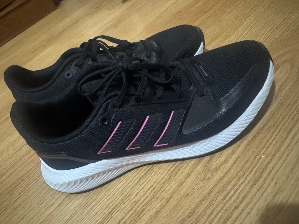 Kadın Siyah-Pembe Adidas Spor Ayakkabı - Görsel 2