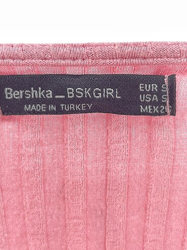 s Beden pembe Renk Bershka Bluz %70 İndirimli.