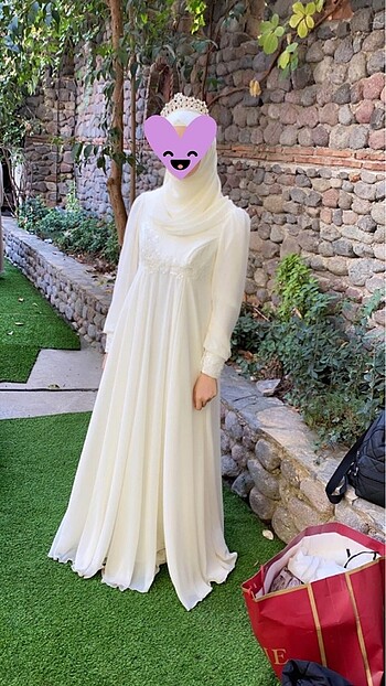 Tesettür henna gelinlik