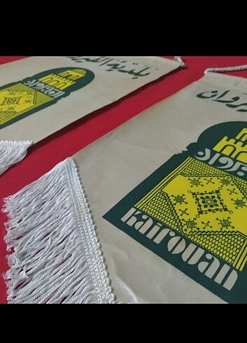 Beden çeşitli Renk Tarihi Tunus Kayrevan Şehri Eski Belediye Flaması