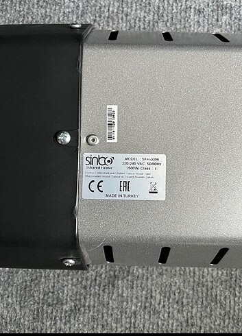 Sinbo Sinbo elektrikli ısıtıcı