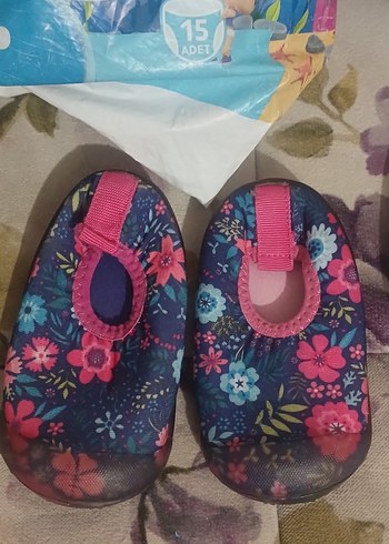 Bebek Yazlık Seti | Mayo Bez + 2 Çift Deniz Ayakkabısı - Görsel 2