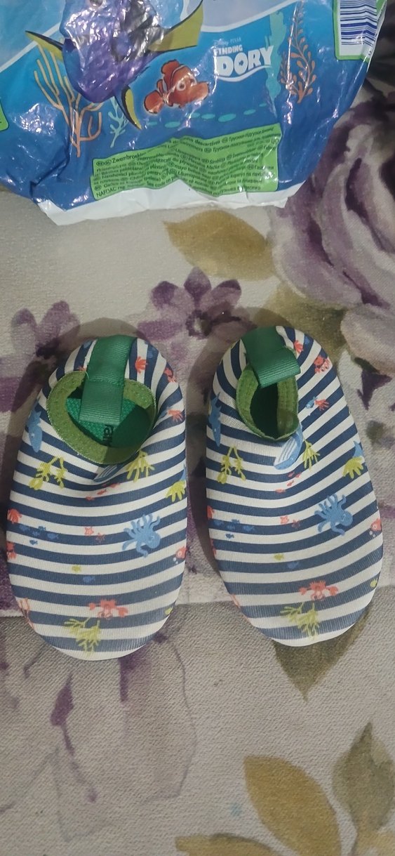 Bebek Yazlık Seti | Mayo Bez + 2 Çift Deniz Ayakkabısı - Görsel 3