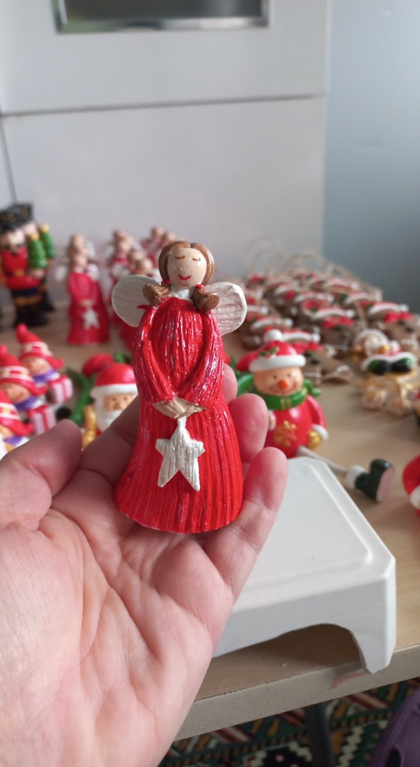 Kırmızı Elbise Melek Biblo - Görsel 2