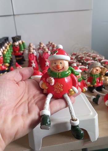 Renkli Noel Temalı Biblo Figür - Görsel 2