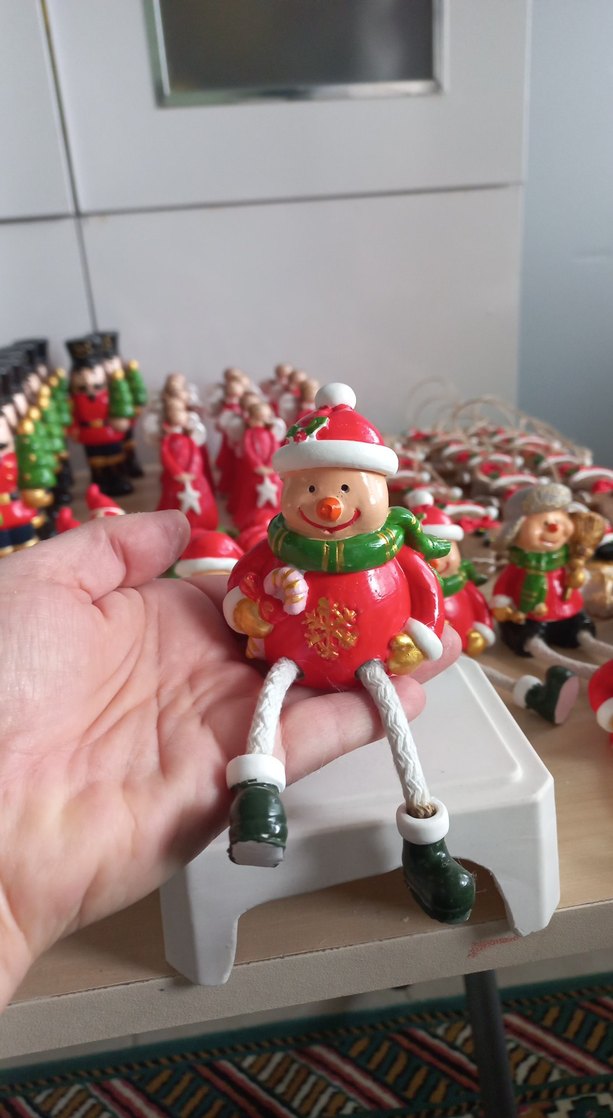 Renkli Noel Temalı Biblo Figür - Görsel 2