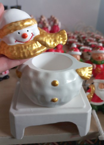 Beyaz Renkli Kar Adam Biblosu - Görsel 2