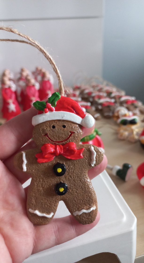 Renkli Kahverengi Kurabiye Adam Figürin - Görsel 2