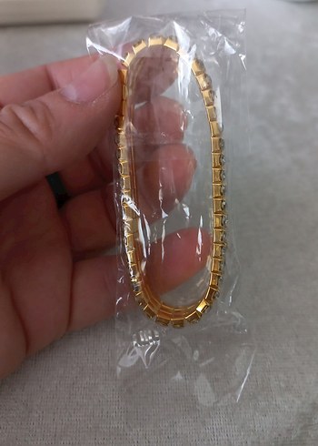 lastikli taşlı bileklik - Görsel 2