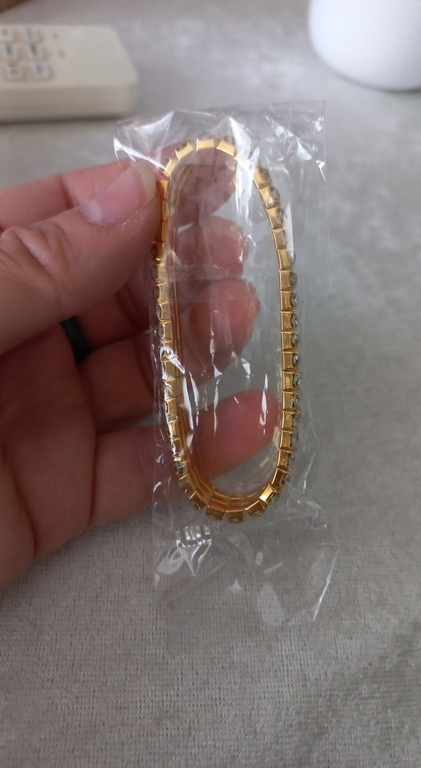 lastikli taşlı bileklik - Görsel 2