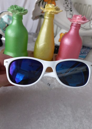 Beyaz Transparan Çerçeveli Kadın Güneş Gözlüğü - Görsel 2