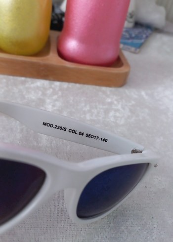 Beyaz Transparan Çerçeveli Kadın Güneş Gözlüğü - Görsel 3