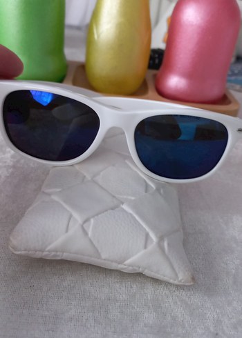 Beyaz Transparan Çerçeveli Kadın Güneş Gözlüğü - Görsel 7