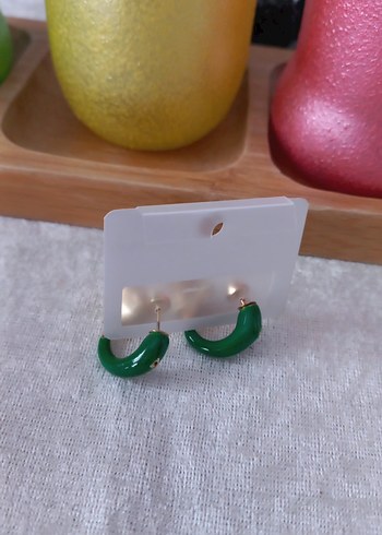 Beyaz Boncuklu Mini Bohem Küpe - Görsel 3