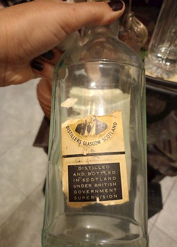  Beden altın Renk Vintage Altın Parlak Scotch Whisky