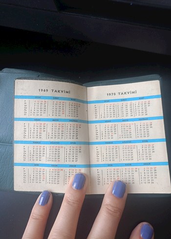 Yeşil Vintage Erkek Cüzdanı 1969 Baskılı - Görsel 4