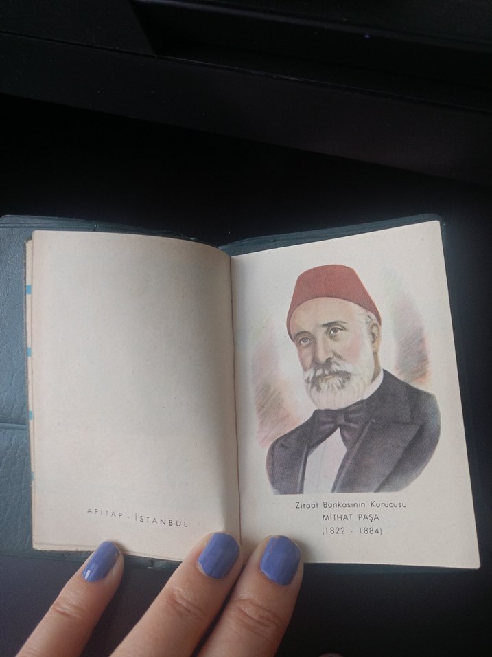 Yeşil Vintage Erkek Cüzdanı 1969 Baskılı - Görsel 3