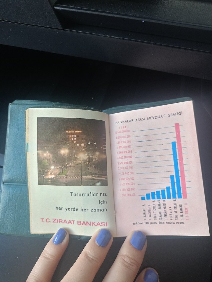 Yeşil Vintage Erkek Cüzdanı 1969 Baskılı - Görsel 5