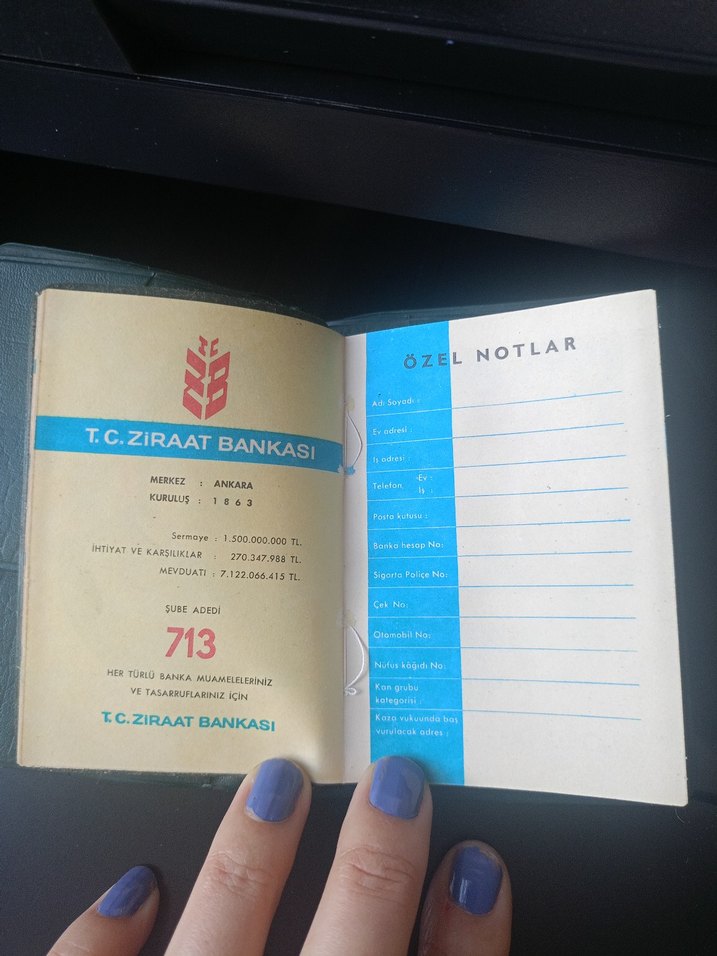 Yeşil Vintage Erkek Cüzdanı 1969 Baskılı - Görsel 2