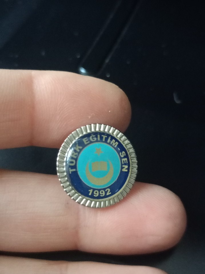 KOLLEKSİYONLUK TÜRK EĞİTİM SEN ROZETİ - Görsel 3
